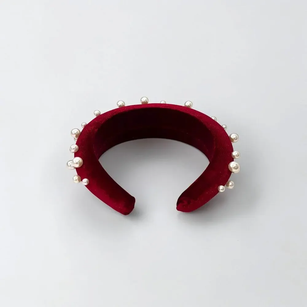 Women Elegant Pearls Headband